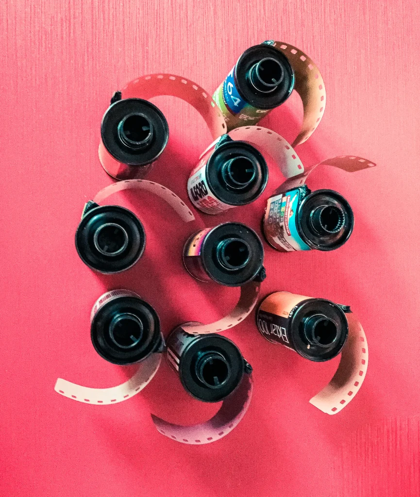 35mm film canisters for analog photography